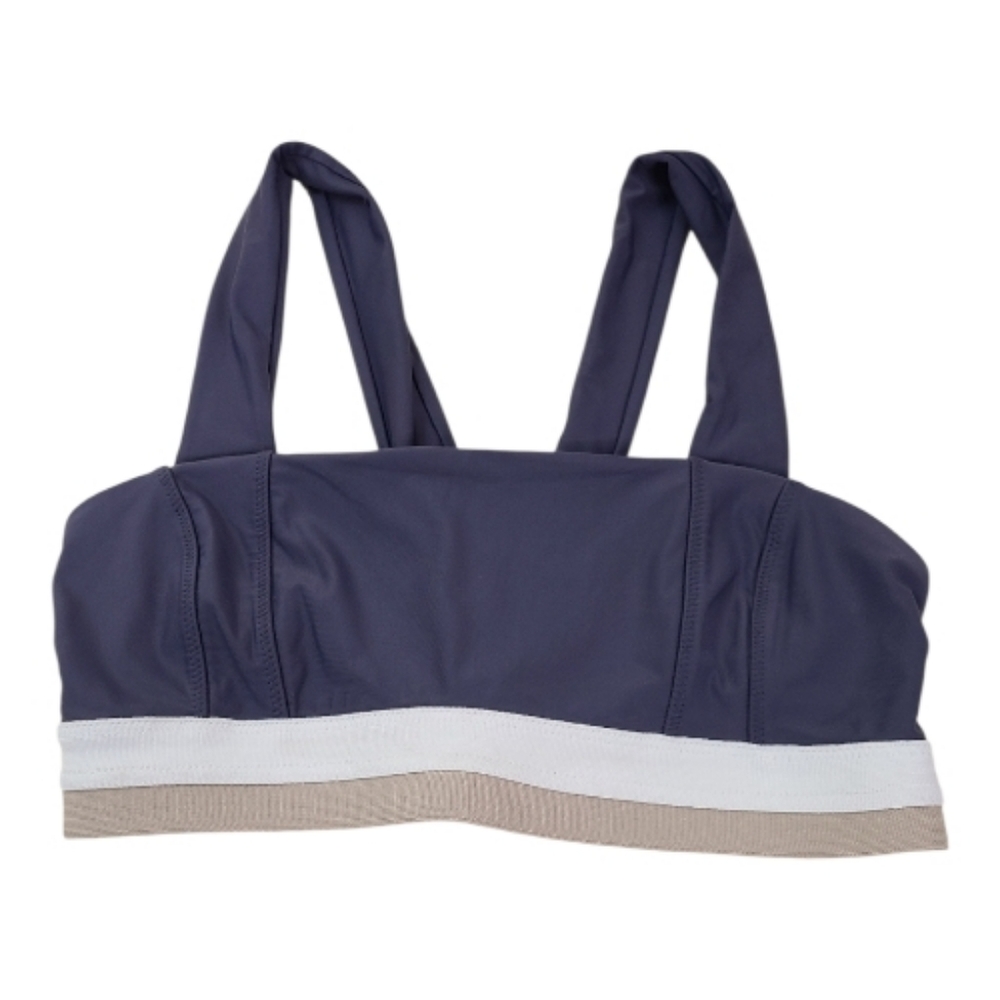 Free People Movement Sports Bra Blue Water Activewear Strappy Yoga Gym Top